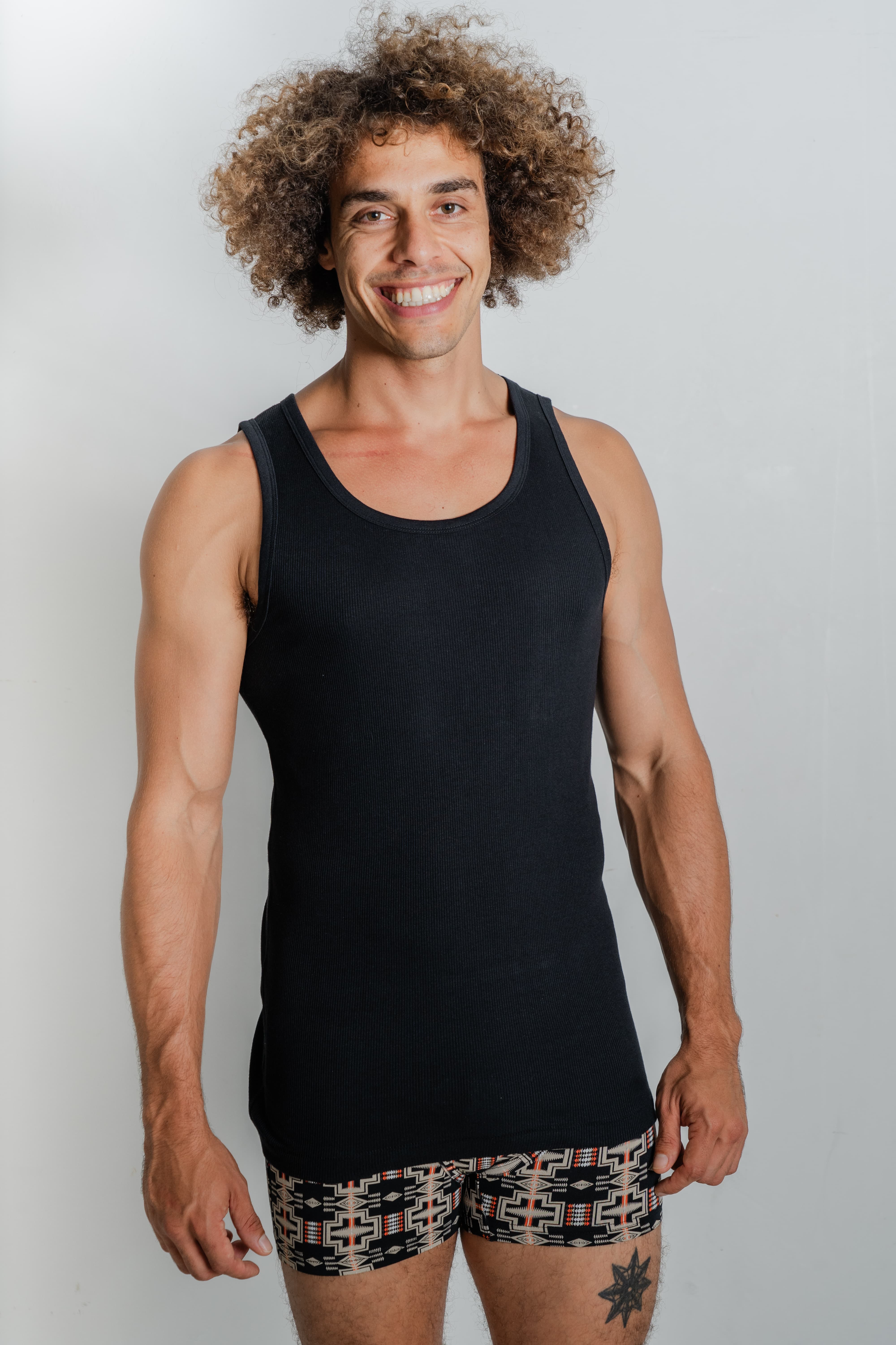 Men's Singlet | Black - Image 6
