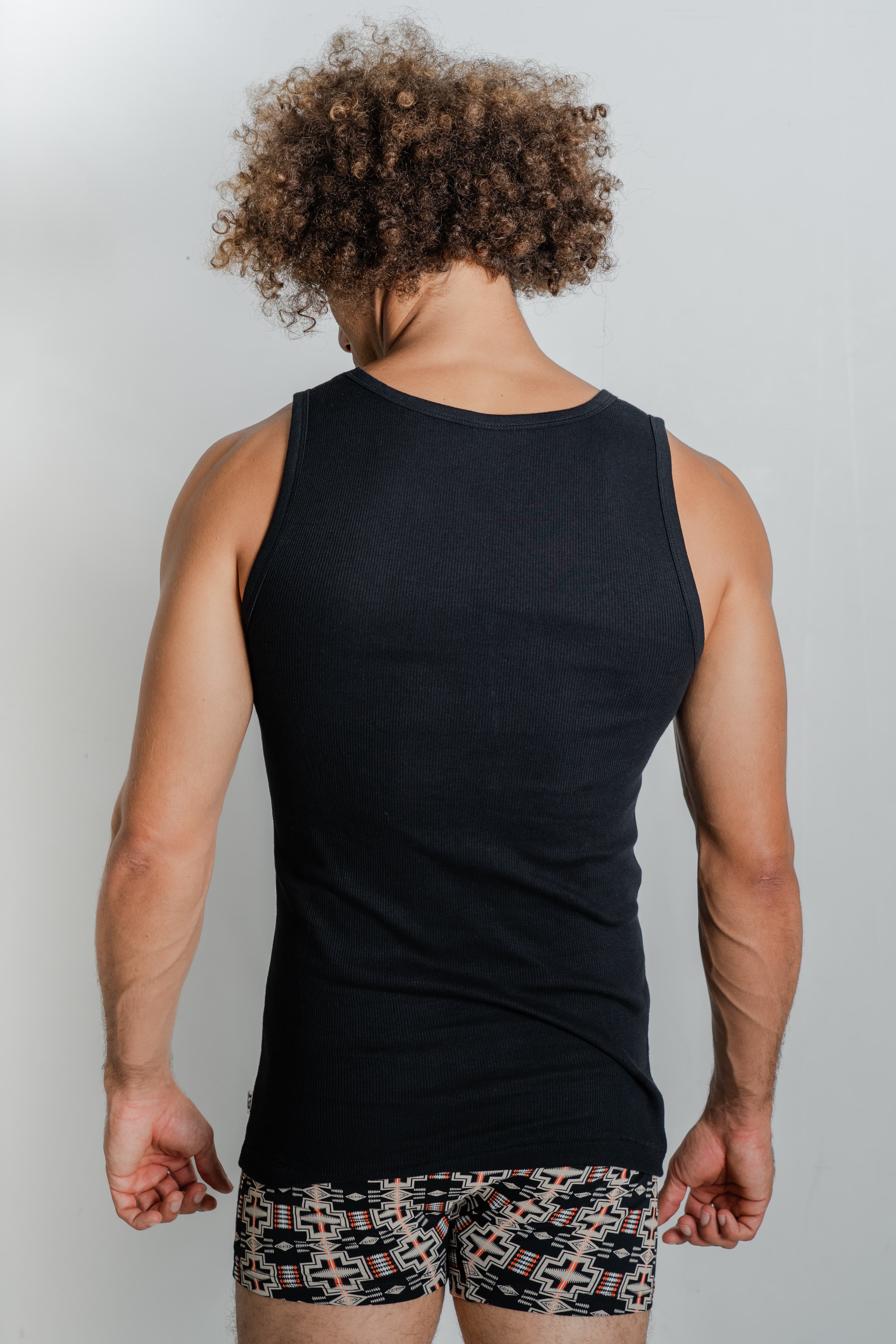 Men's Singlet | Black - Image 7