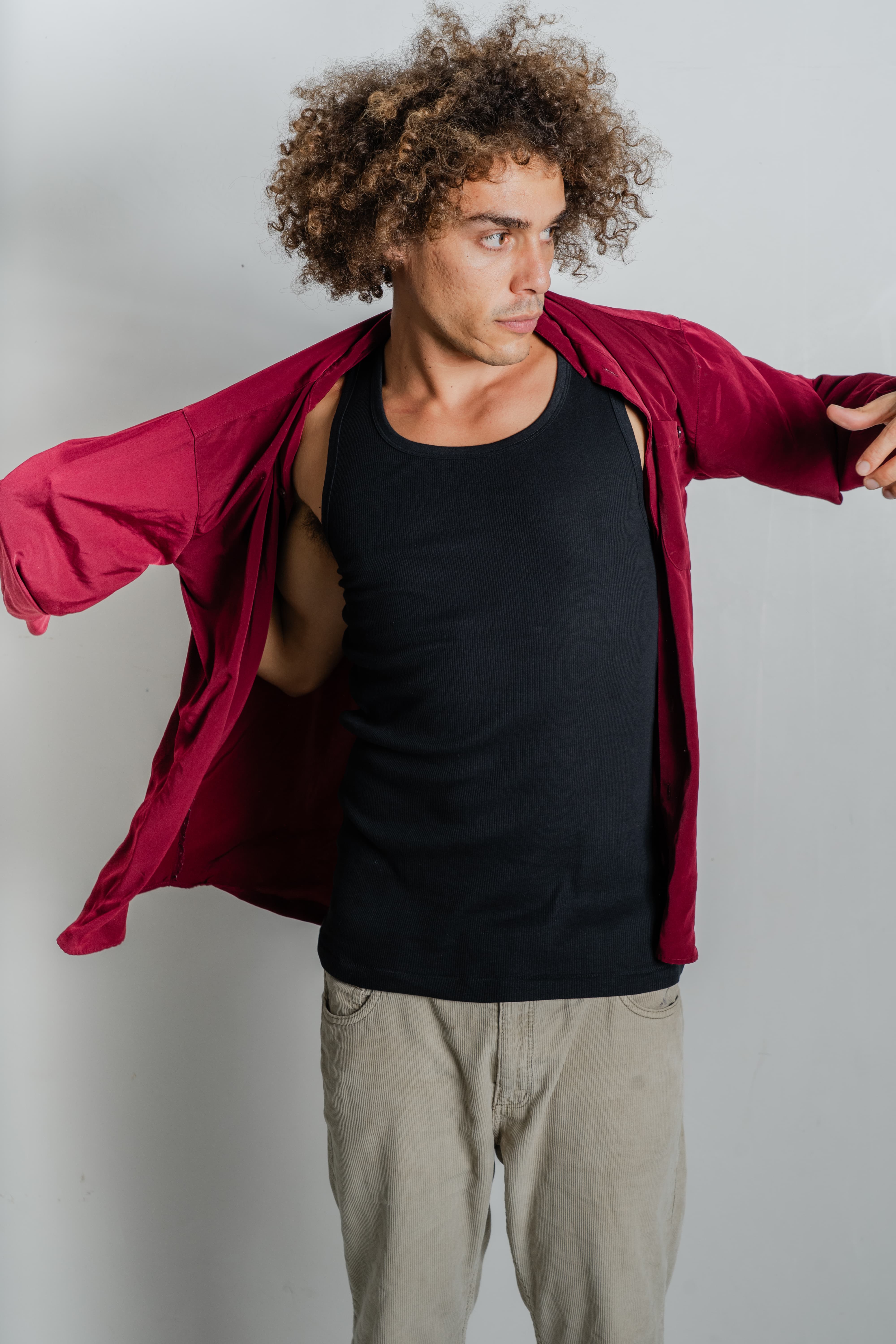 Men's Singlet | Black - Image 8