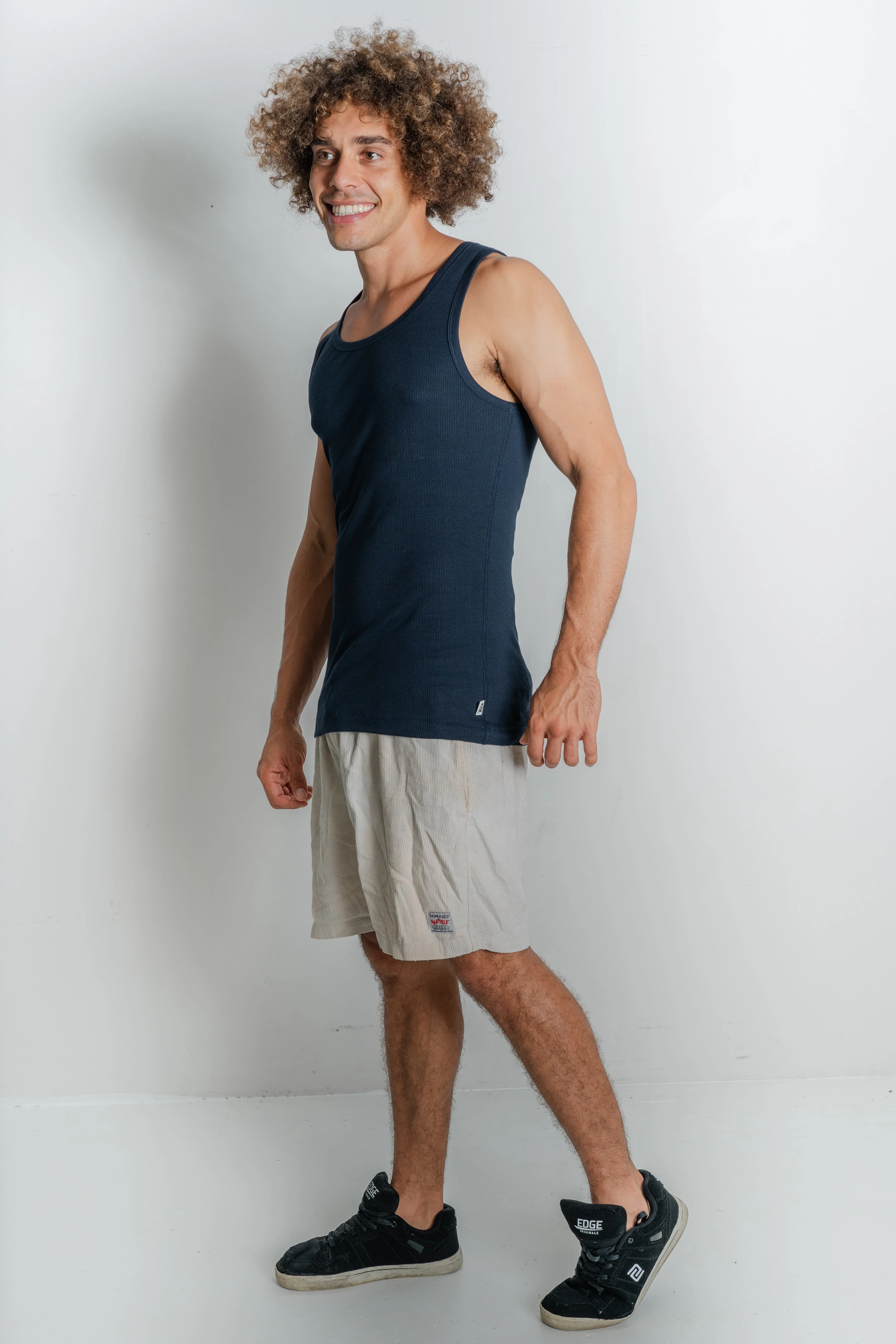 Men's Singlet | Navy - Image 5