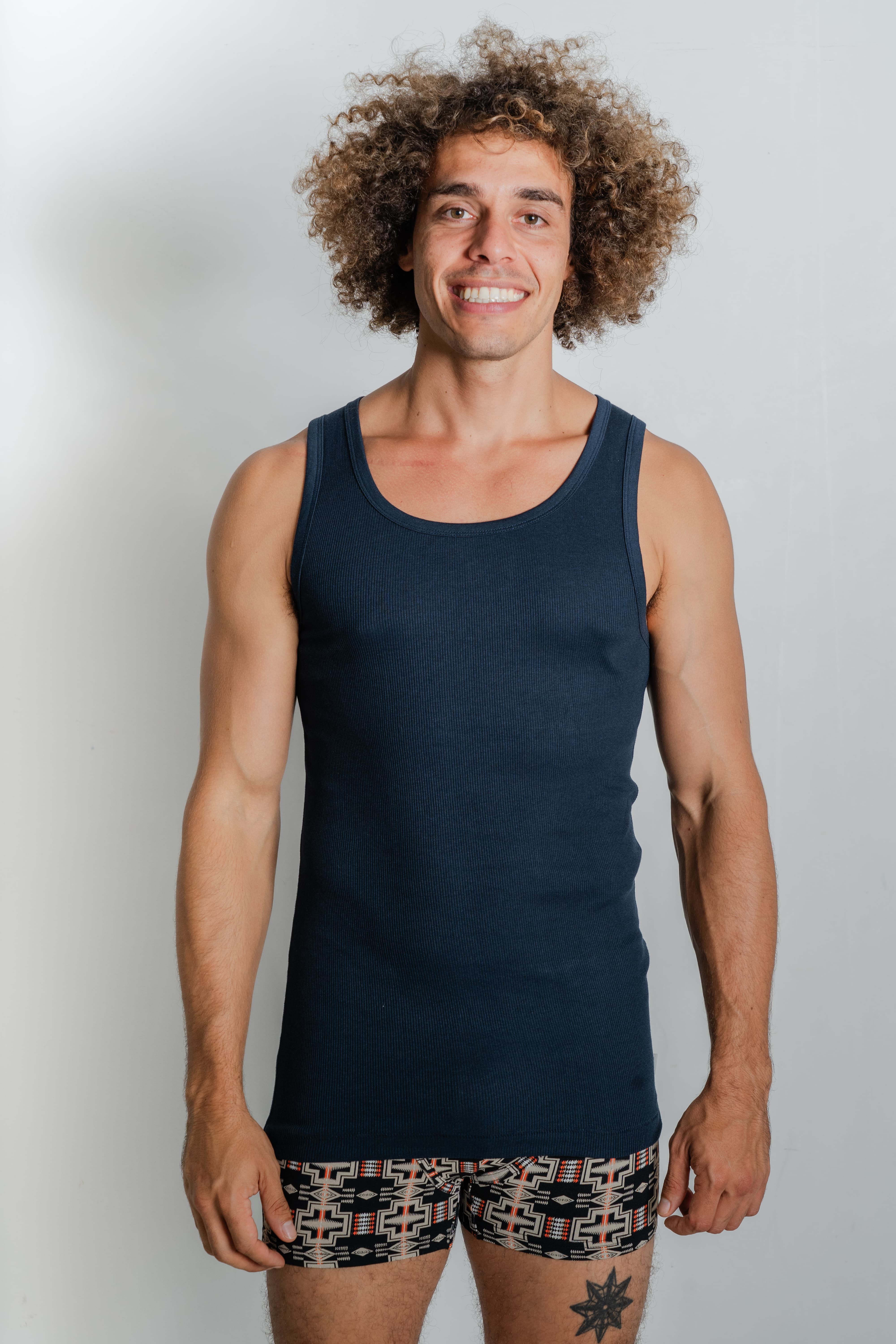 Men's Singlet | Navy - Image 6