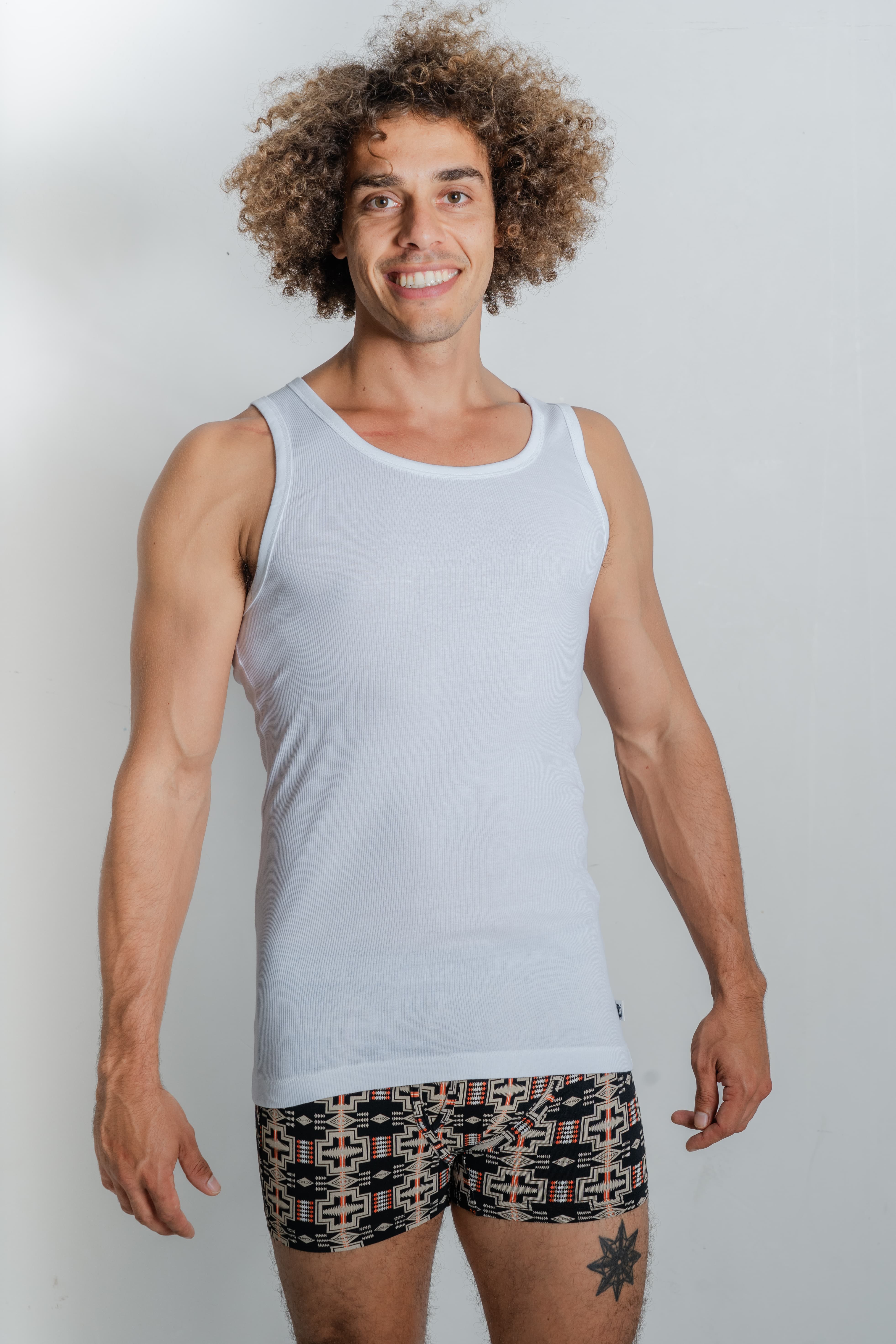 Men's Singlet | White - Image 6